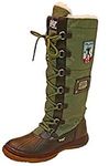 Pajar Women'S Grip Boot 3 UK Dk Brown/Military Green