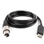 USB to DMX Interface Adapter LED DMX512 Software From Dmx Wiki Webiste RS485 Converter Adapter Computer PC DJ Freestyler Stage Lighting Controller Cable (12ft)
