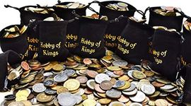 50 Different Coins from Many Countries Around The World Including A Coin Bag, Small Purse!