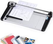 Frifreego Rotary Paper Trimmer, 15 Sheets Heavy Duty Paper Trimmer, 480mm(18.90") Cutting Length, Commercial Grade Rotary Paper Cutter for Home/Office/School, Black & Silver