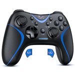 Sefitopher Switch Controller, Wireless Pro Controller for Nintendo Switch/Lite/OLED/iOS, PC Controller Supports Programmable Buttons, 6-Axis Gyro, Dual Motors, Wake-up and Turbo