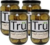 Tru Spiced Chai Pickle – Pure Natural Pickles with Perfect Balance of Seasonings - No Colors, Oil, Emulsifiers | Kosher & Gluten Free | Classic Original Flavor Since 1900s | 16 Fl Oz (Pack of 4)