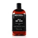 Brickell Men's Invigorating Body Wash for Men, Natural and Organic Deep Cleaning Shower Gel with Aloe Glycerin, and Jojoba Oil, Sulfate Free