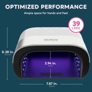 SUNUV LED Nail Lamp – Professional Gel Polish Curing Light