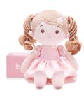 LeyaDoll Soft Baby Doll Toys for Girls (12''), My First Baby Rag Doll, Birthday Gift for 1 & 2 Year Old Girl, Toddler Plush Doll Toy-Princess Starlet