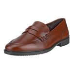ECCO Women's Dress Classic 15 Penny Loafer, Cognac, 9-9.5