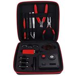 RUIYITECH New Version Coil Building Tool Kit Home DIY Tool Set 13 Pieces Household Toolkit Repair Tool Set 6in1 Coil Jig for Home Maintenance Jewelry Industrial Repairs with Toolbox Storage Case