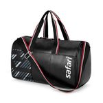Safari Stash 30L Duffle Bag, Premium Water Resistant Fabric, Multi-Purpose Travel Duffle Bag/Gym Bag for Men & Women, Overnighter Bag, Phantom Black