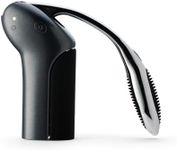 Rabbit Original Vertical Lever Corkscrew Wine Opener with Foil Cutter and Extra Spiral (Gun Metal Grey)