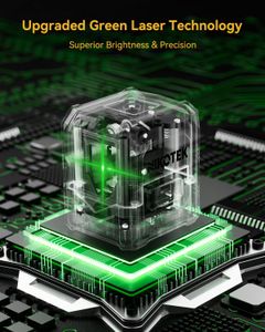 Nikotek Green Laser Level – Self-Leveling Cross Line Tool