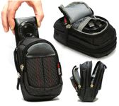 Navitech Black Digital Camera Case Bag For The FUJIFILM FinePix F660EXR / FUJIFILM FinePix T550 / FUJIFILM FinePix T500 / FUJIFILM FinePix T400 / FUJIFILM FinePix T350 / FinePix F900EXR / FinePix F900EXR / FinePix Real 3D W3 / FUJIFILM FinePix Z110 / FinePix JZ700 / FUJIFILM FinePix JX660 / FinePix AX650 / AX660