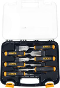 DeWalt 6-Piece Wood Chisel Set – Durable Steel Blades