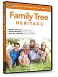 Individual Software Family Tree Heritage - Genealogy Software - Includes Free Searches to FamilySearch, the World's Largest Genealogy Database & Options for English, French, German & Spanish - CD/PC