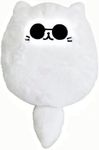 Uomieefy 16inch/40cm JJK Cute Cat Plush Pillow - Gojocat Plush Stuffed Pillow Anime Plushie Gift