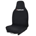 Northcore Surfing and Watersports Accessories - Waterproof Car Seat Cover in Black - Resistant to Oil Food Drinks and Mud