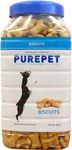 PUREPET Dog Biscuit Treats Milk Flavour 800Gm Pack, All Life Stages