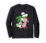 Cartoon Network Courage The Cowardly Dog Christmas Bone Long Sleeve T-Shirt