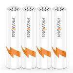 Fseofu PKNOVA AAA Batteries,Triple A Batteries, Alkaline 1.5v Batteries for Household and Wireless Keyboard Mouse-4 Count