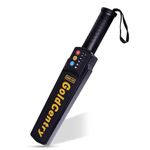 SPOTVIEW Hand-Held Safety Inspection High Sensitivity Metal Detector with Sound & Vibrate Alarm Signals, LED Indicators for Security Checks at Airports, Stations, Malls, Cinemas - Pack of 1