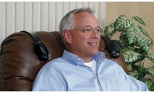 Audio Fox TV Listening Speaker System BLACK