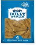 Best Bully Sticks Cow Ears for Dogs - 15 Count (Pack of 1) - Natural, Free-Range Grass-Fed, Single Ingredient, High Protein, Easily Digestible, Great for Various Breeds