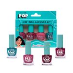 SUGAR POP 4 in 1 Nail Lacquer Kit | Chip-resistant formula & Glossy Flinsh | Nail Polish Set - 03 Radiant Rainbow