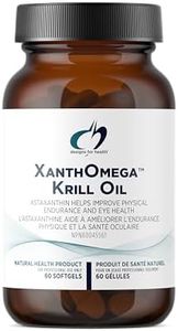Designs for Health XanthOmega - Krill Oil with 12mg Astaxanthin - Antioxidant, Phospholipids + EPA/DHA Omega 3 - Cardiovascular, Skin + Eye Health Supplement (60 Softgels)