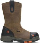 WOLVERINE Mens Blade Lx Waterproof 10 Inch Comp Toe Work Boot, Brown, 9