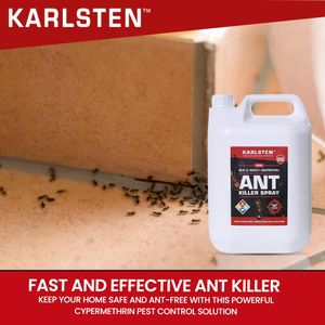 Karlsten Ant Killer Spray 5L – Extra-Strong Cypermethrin for Indoor & Outdoor Pest Control