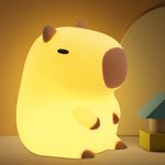 OkiyiD Capybara Gifts for Girl, Capybara Night Light, Capybara Lamp, Dorm Decor Cute Lamp for Nursery, ABS+SIL, Touch Control, Portable and Rechargeable Dimmable, Birthday Gifts for Boys Girls