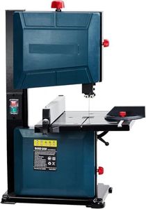 GarveeTech 8 Inch Bandsaw, 3A & 1800RPM Pure Copper Motor Bandsaw, 0-45 Tilting Range, for Woodworking Aluminum Plastic, Benchtop Band Saw with Fence and Miter Gauge