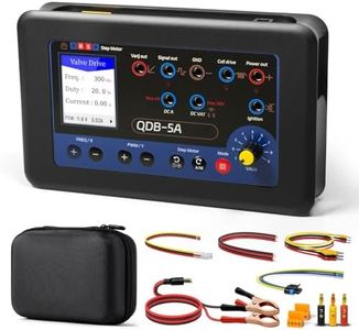 Ignition Coil Tester QDB-5A Tester Kit, Adjustable PWM Signal Generator Controller, Fuel Injector/Valve/Stepper Motor/Coil Pack Driver, Oscilloscope/Voltage/Resistance/Current/Capacitance/Diode Tool