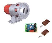 NAVKAR SYSTEMS Single Phase Hooter for Industries, School & College 1.5 Km Range with 220V 30A Receiver with 2 remotes