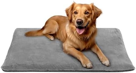Navaris Manta Termica Perros Invierno - Cama Perro 100 x 70 cm Totalmente Lavable y Repelente al Agua - Manta Térmica Perro Ideal para Viajes Reflectante de Calor Corporal - Gris
