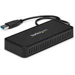 StarTech.com USB 3.0 Mini Dock - Dual Monitor USB-A Docking Station with DisplayPort 4K 60Hz Video & Gigabit Ethernet - 1ft (30cm) Cable - Portable USB 3.1 Gen 1 Type-A Laptop Adapter (USBA2DPGB)