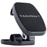 CARMOUNT 2.0 Magnetic Phone Holder for Car Dashboard | Minimal Adjustable Mount F3 | Ultra Strong | Full 360° Tilt & Rotate | 6X N52 Magnets | Compact & Full Metal Design | Works with All Smartphones