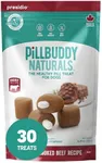 Presidio Pill Buddy Naturals - Beef Recipe Pill Hiding Treats for Dogs - Make A Perfect Pill Concealing Pocket Or Pouch for Any Size Medication - 30 Servings