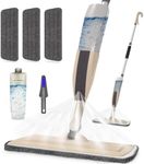 Microfiber Spray Mop for Floor Cleaning,Dust Mop with Sprayer with 3 pcs Washable Pads and 400ml Refillable Bottle,Beyoco Dry Wet Jet Mop for Kitchen Wood Floor Hardwood Laminate Ceramic Tiles