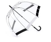 Fulton Birdcage 1 Umbrella Black & White Trim