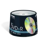 TDK T19444 16x DVD+R 50 Piece Cakebox