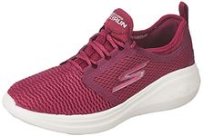 Skechers womens GO RUN FAST PINK Running Shoe - 3 UK(6 US) (15100)