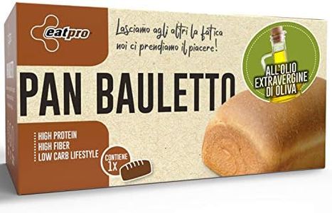 Pane Proteico Senza Carboidrati Olio Evo 230g EatPro 15% Di Proteine, Pane Low Carb 7,5% Carboidrati Netti, Keto Diet Pan Bauletto Pane Keto Zero Carboidrati, Cibo Proteico Pane Chetogenico