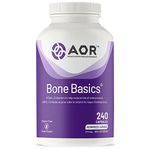 AOR - Bone Basics 271mg, 240 Capsules, Bone & Joint Wellness Supplement with Calcium, Phosphorus, Boron, Copper, Magnesium, Zinc, Vitamin C, K2 MK-7/MK-4, D3, Supports Strong Bones & Joint Flexibility