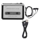 Portable Cassette Player Recorder Converter, Cassette Tape to MP3 Converter Convert Tapes to Digital Files Via USB