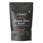 STAMIO Jamun Seed Powder 750 gm | Jaamun Ki Guthli | Diabetes | Naaval Pazham | Indian blackberry | Syzygium cumini | In Pouch 26.46 oz