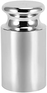 DIKNAAM 5 KG Calibration Weight, Precision Class M1 Scale Calibration Weight, Calibration Weight for Digital Scale, Chrome Finish, Carbon Steel, Silver