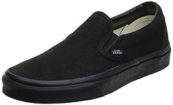 Vans - Classic Slip-On Shoes in Black/Black, 11 D(M) US Men / 12.5 B(M) US Women., Black/Black, 11.0 Men = 12.5 Women