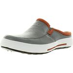 Skechers Men's Porter Vamen Slip-On Loafer,Charcoal/Orange, 11 W US