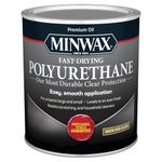 Minwax 63005 Fast Drying Polyurethane Clear Semi-Gloss Finish, Quart by Minwax