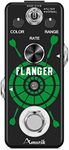 Amuzik Guitar Flanger Pedal for Analog Flanger Effect Pedals Classic Metallic Flanger Sounds Effect As Ture Tone 2 Modes Best Retro Sound Effector